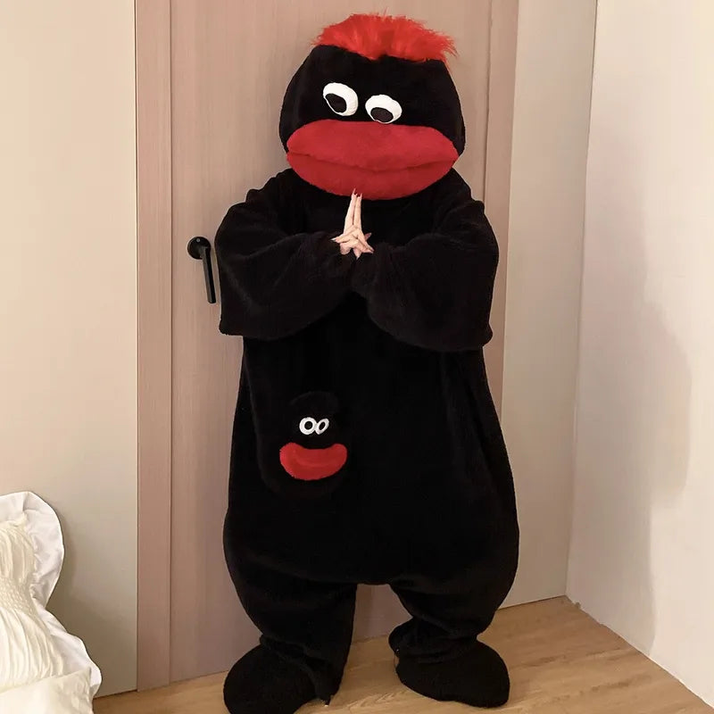 GoofGang Monster Onesie in black, the maker's photo