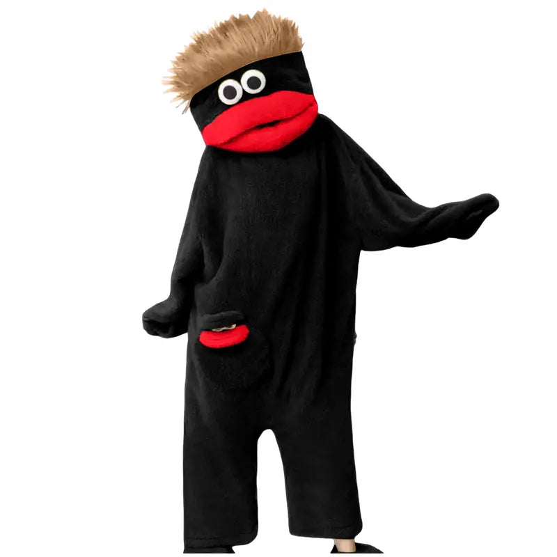 GoofGang Monster Onesie kids' size in black, the maker's photo